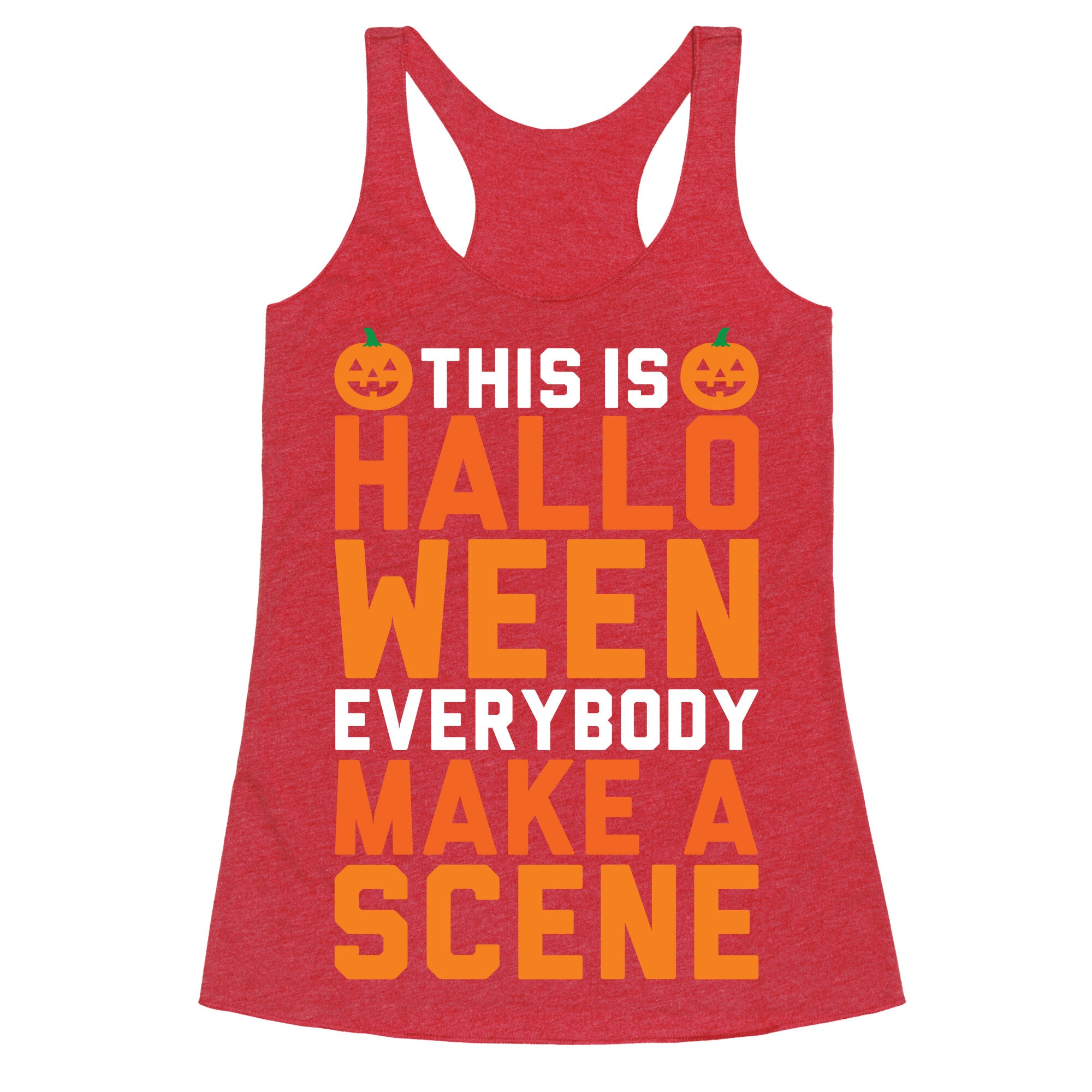 This Is Halloween Racerback Tank